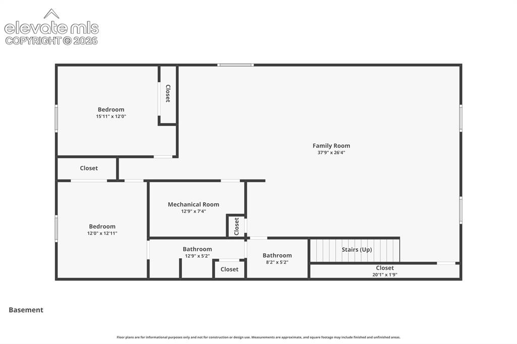 Image 43 of 43: Basement Floor Plan