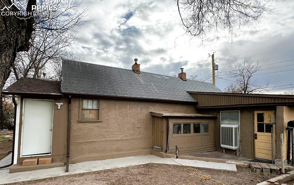 Caption: Back of Structure