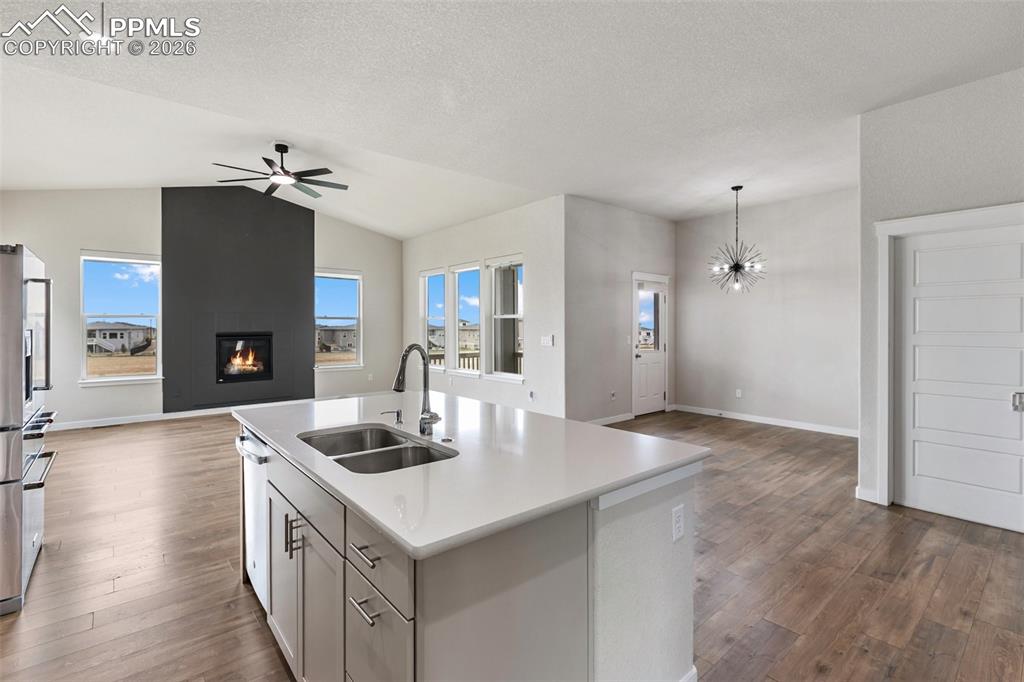 Image 11 of 46: Light-filled kitchen perfect for entertaining
