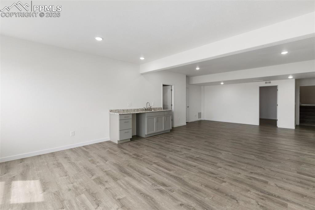 Image 30 of 46: Open rec space perfect for entertaining