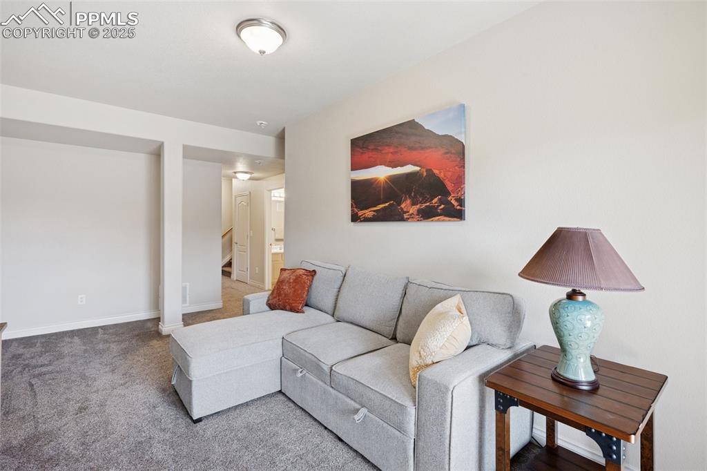Image 15 of 37: Basement Family Room. 