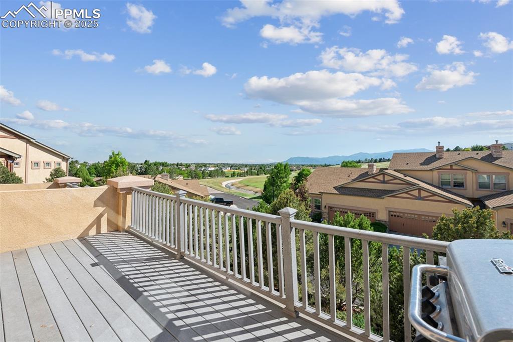 Image 7 of 37: Deck with mountain views