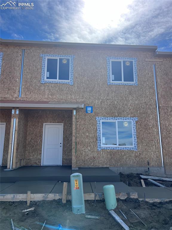 Caption: Front of Structure