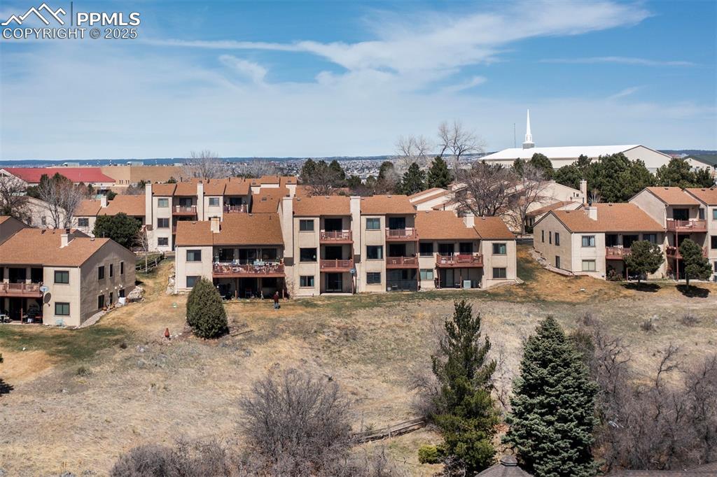 Image 41 of 44: Aerial view of residential area
