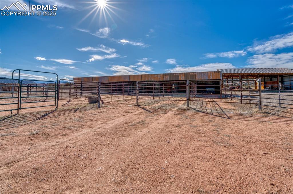Image 29 of 45: View of horse barn