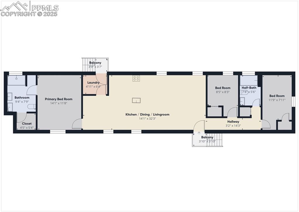 Image 39 of 39: Floor Plan – Efficient single-level layout with an open-concept central spa