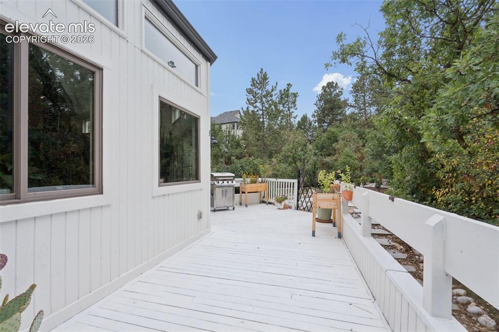 Image 40 of 50: huge side deck to enjoy