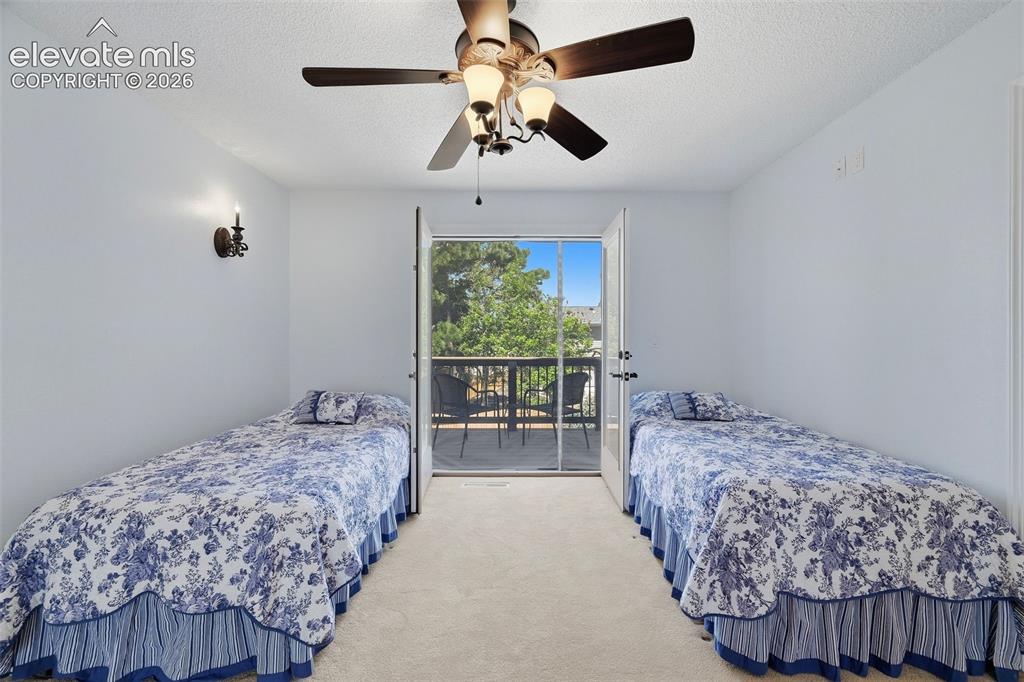 Image 16 of 41: Space Accommodates King Size bed on adjacent wall.