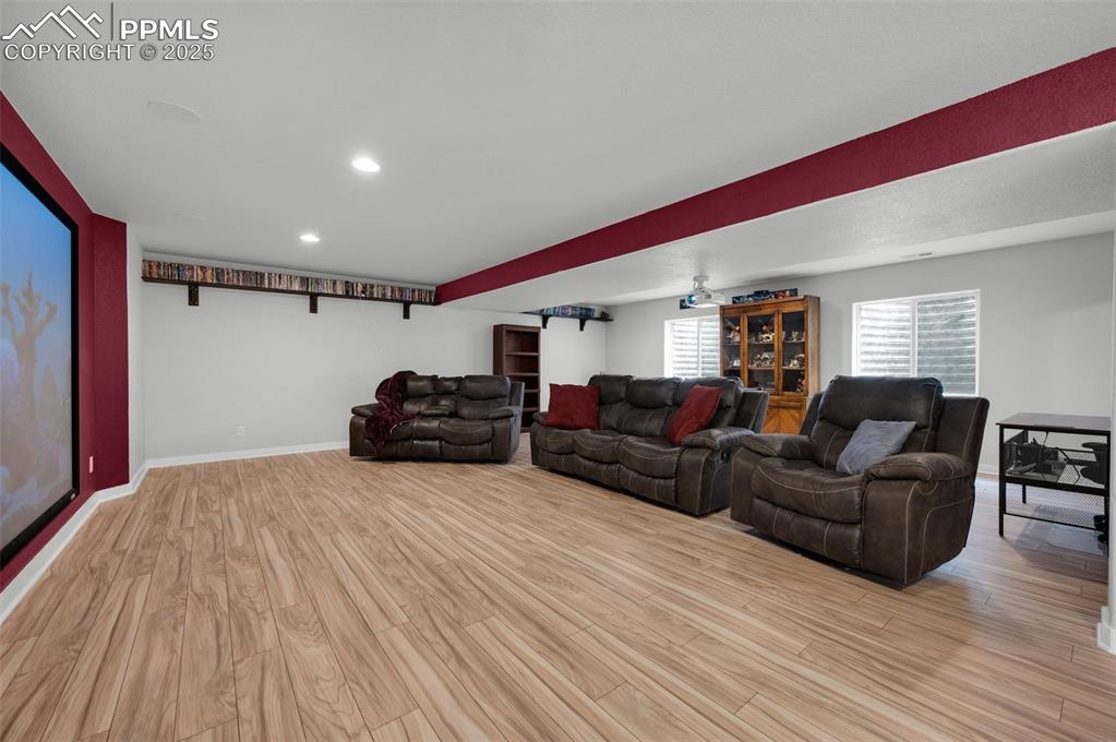 Image 23 of 31: Family and media room