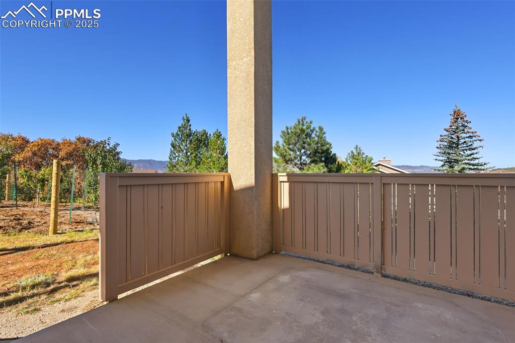 Image 39 of 50: Lovely Patio Area Leading to the Back Yard Plumbed for a Hot Tub!