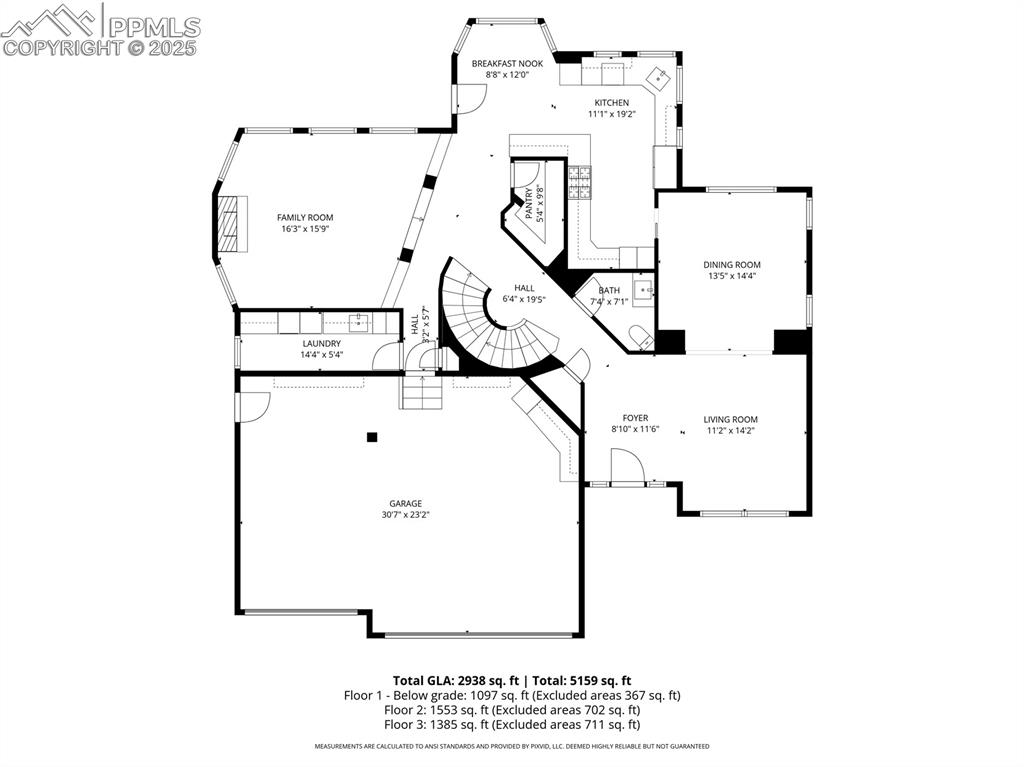 Image 48 of 50: Main Level Floor Plan!