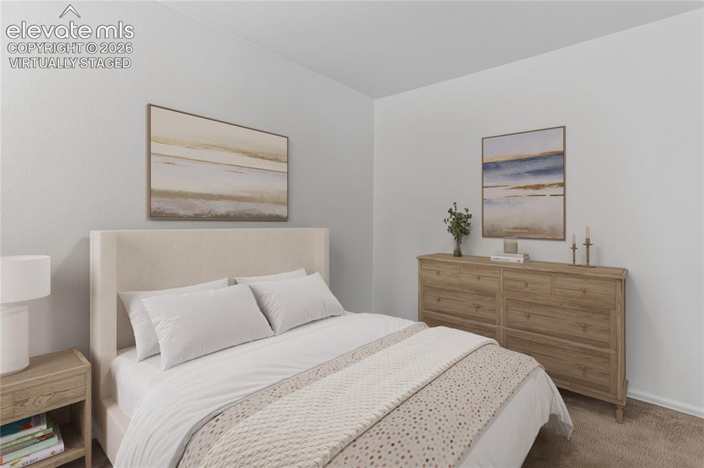 Image 26 of 34: Virtually staged - 2nd bedroom