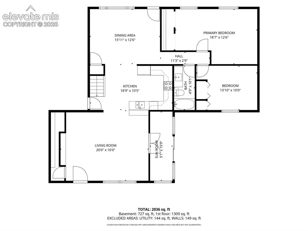 Image 49 of 50: Main level floor plan