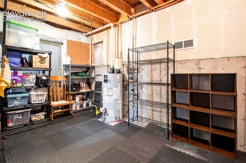 Image 40 of 45: Basement storage room