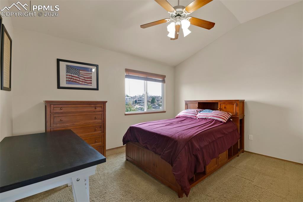 Image 31 of 50: Upstairs bedroom #3 - Views for miles and a large closet.