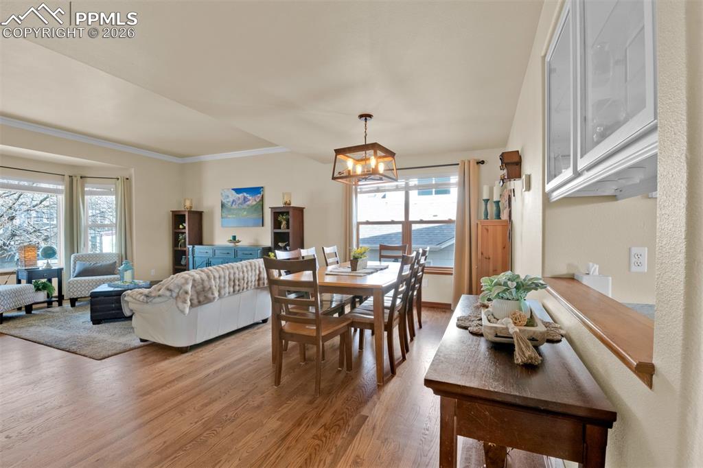 Image 8 of 50: Open formal dining area.