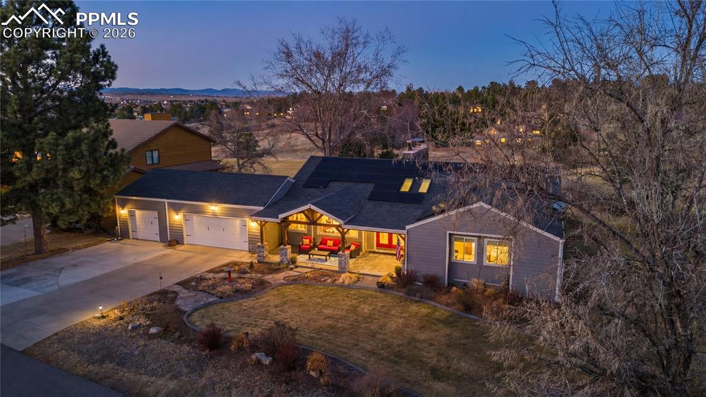 Caption: Front of Structure