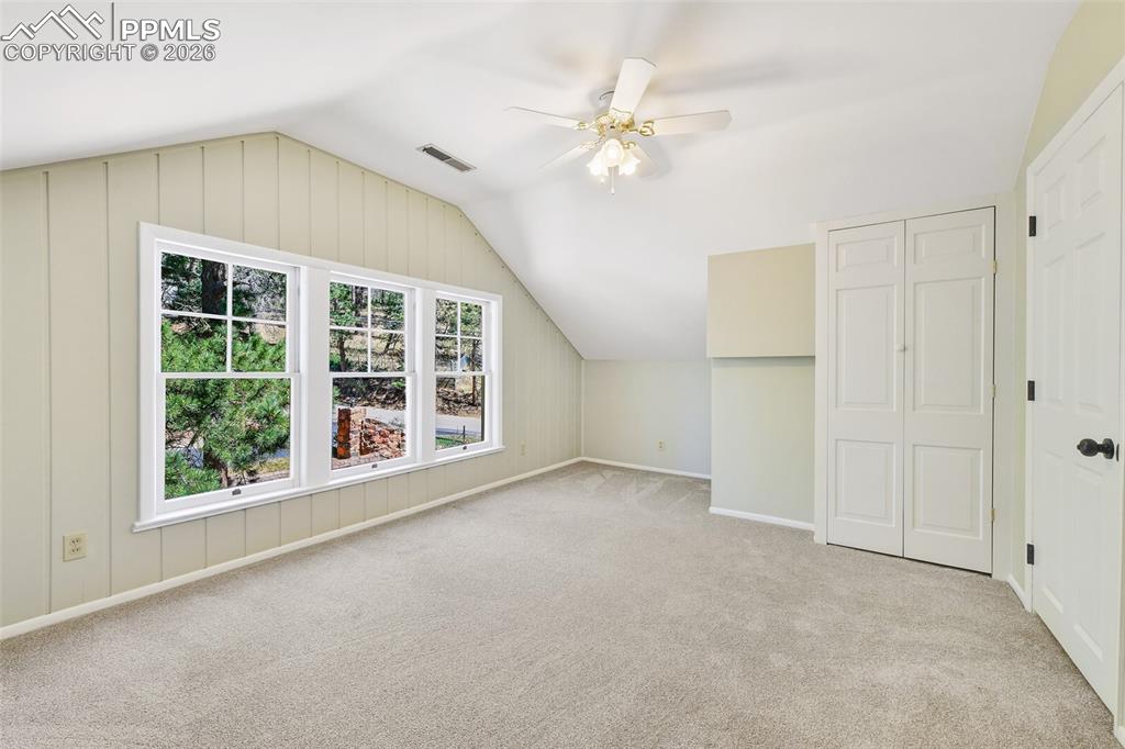 Image 32 of 47: Bedroom #3 With Two Closets - Upper Level 