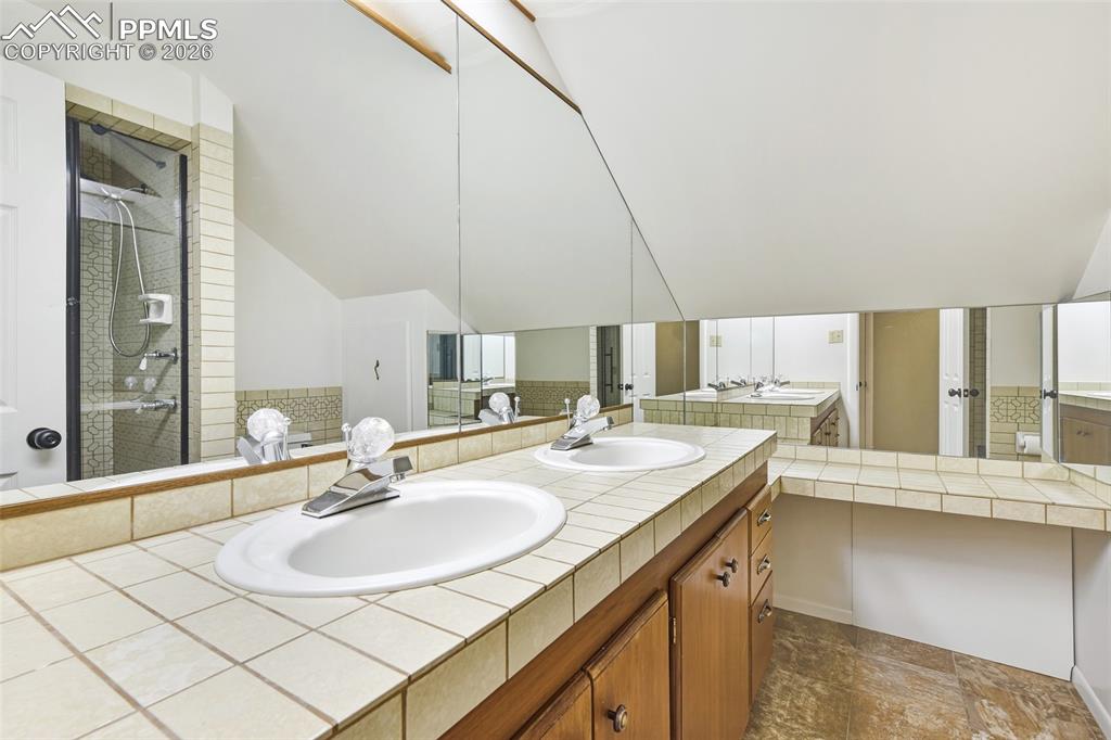 Image 33 of 47: Upper Level 3/4 Bathroom