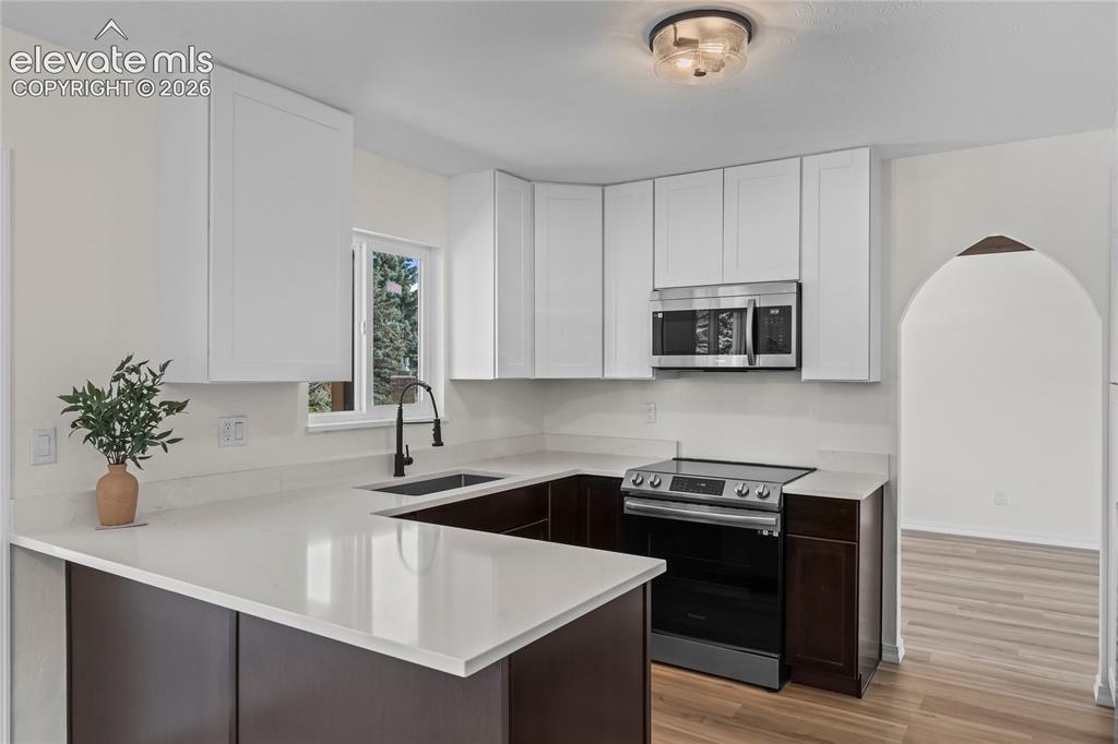 Image 12 of 49: Updated Kitchen
