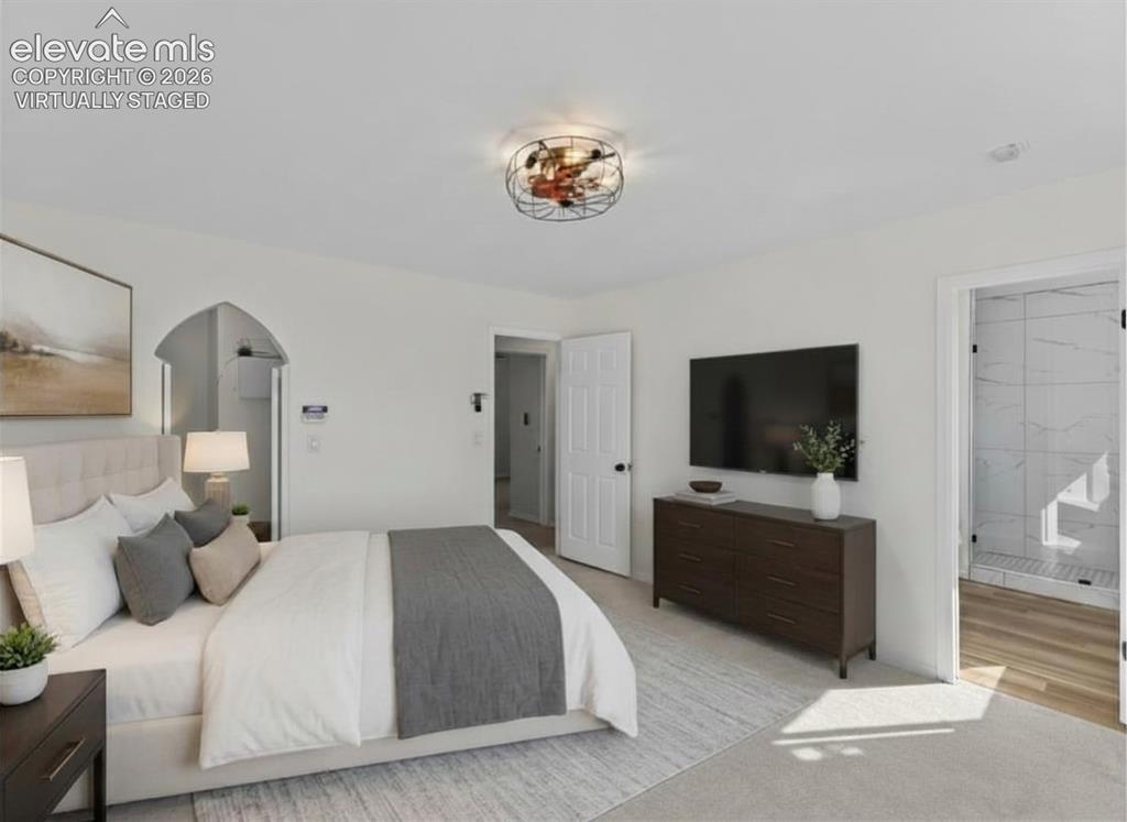 Image 24 of 49: Master Bedroom Virtually Staged 