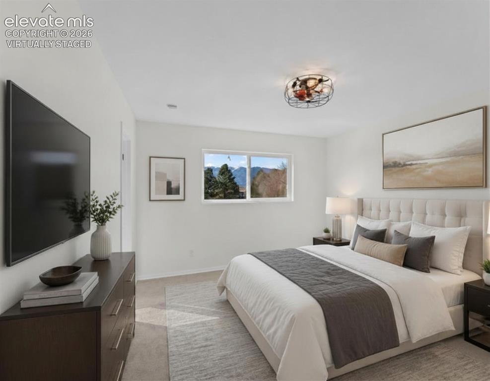 Image 26 of 49: Master Bedroom Virtually Staged 