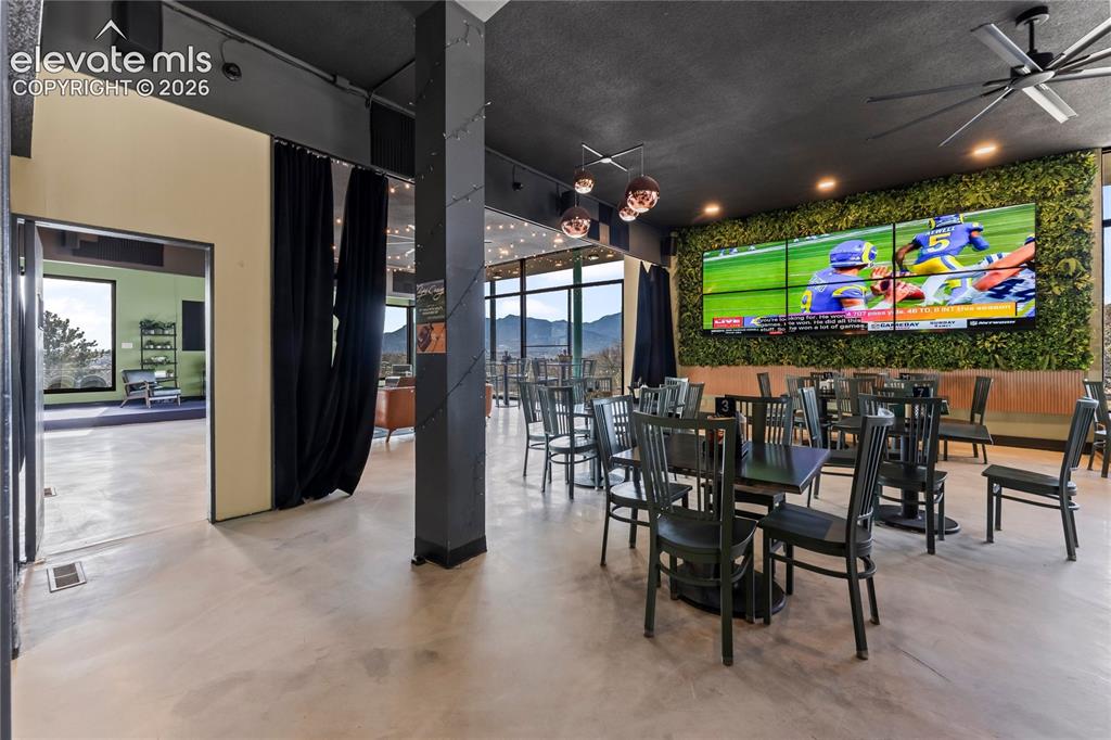 Image 45 of 49: Golf Clubhouse Restaurant across street