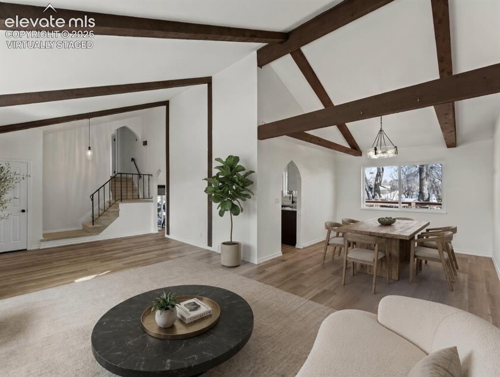Image 7 of 49: Living & Dining
 Room Virtually Staged