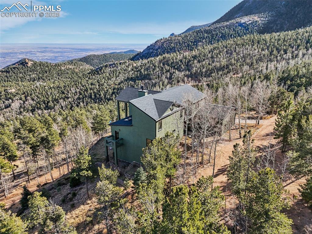 Image 48 of 50: Arial view of the home