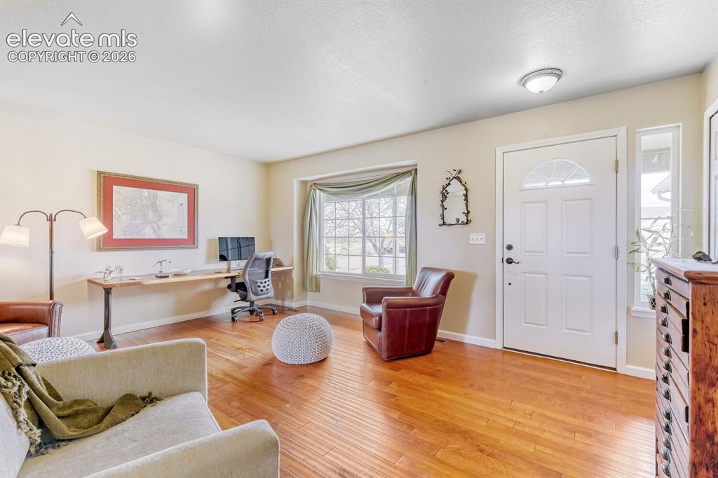 Image 2 of 28: Entry living room