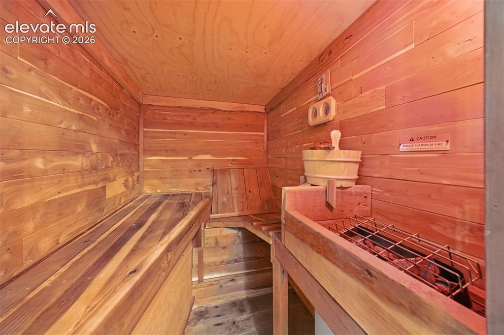 Image 26 of 50: Primary Bathroom Cedar Dry Sauna