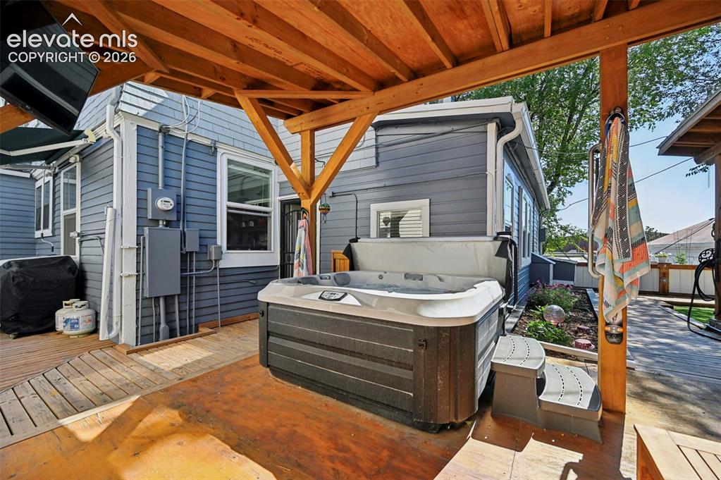 Image 43 of 50: Hot Tub Patio