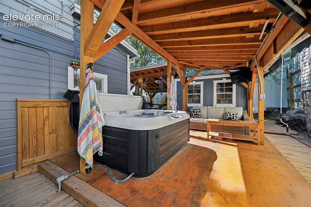 Image 44 of 50: Hot Tub Patio