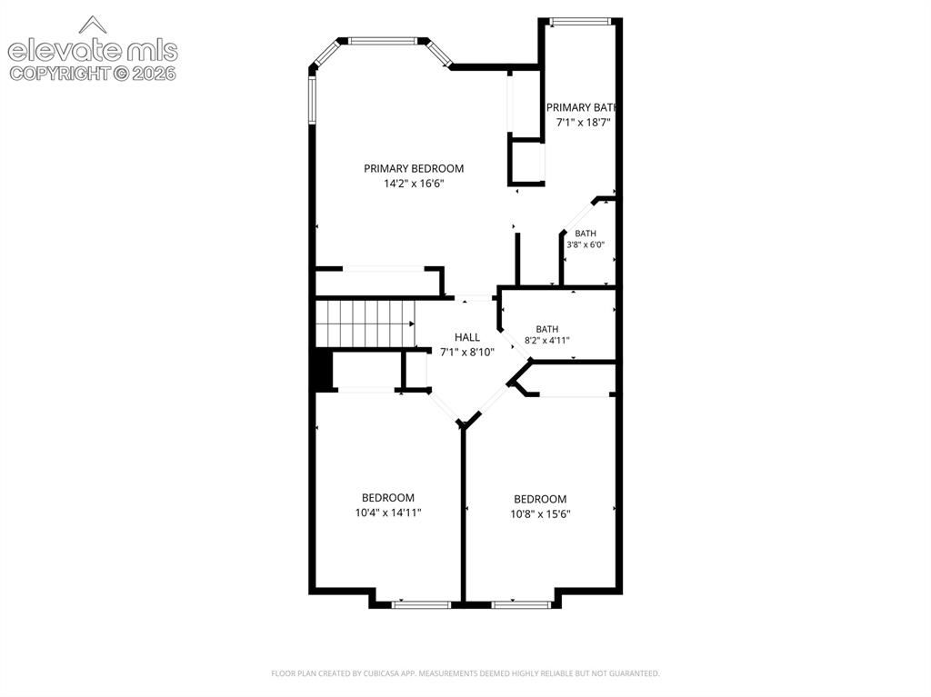 Image 49 of 50: Upstairs-Floor plan