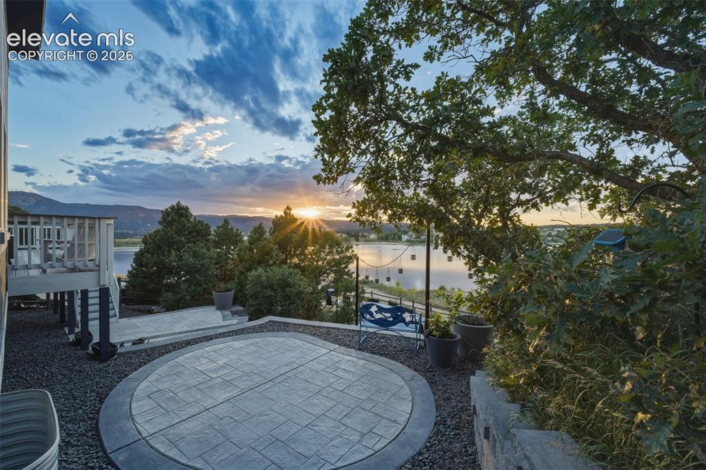 Image 43 of 50: Smokeless firepit pad with epic views