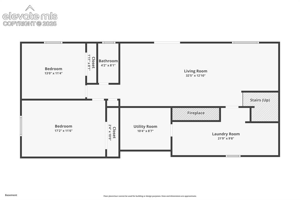 Image 47 of 47: Floor plan of basement