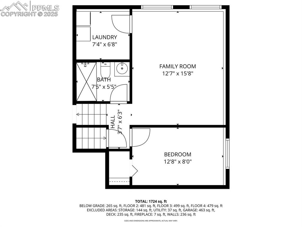 Image 46 of 48: Floor Plan - Lower Level