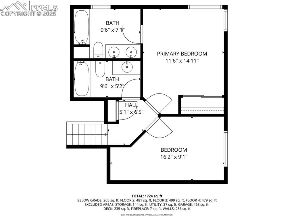 Image 47 of 48: Floor Plan - Upper Level