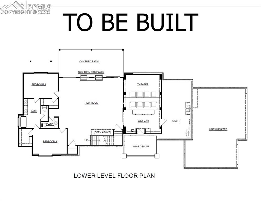 Image 3 of 15: Da Vinci floor plan - Lower Level