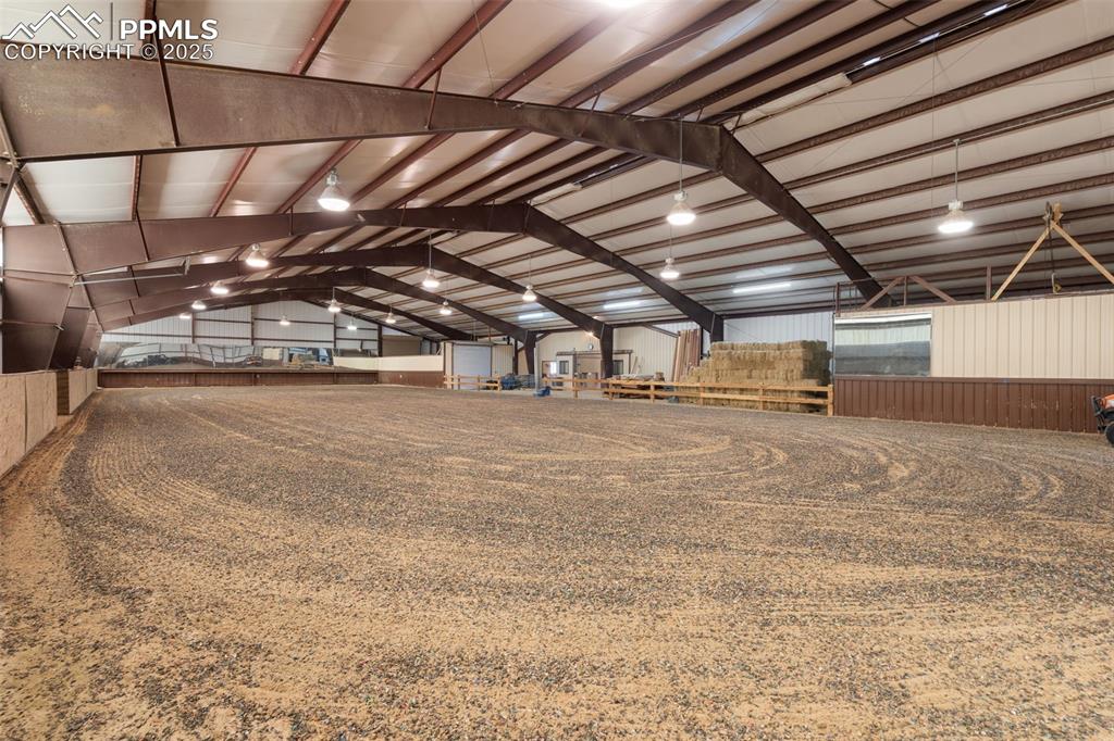 Image 43 of 50: View of indoor riding arena