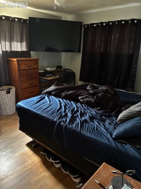 Image 8 of 18: Bedroom featuring light wood-style floors