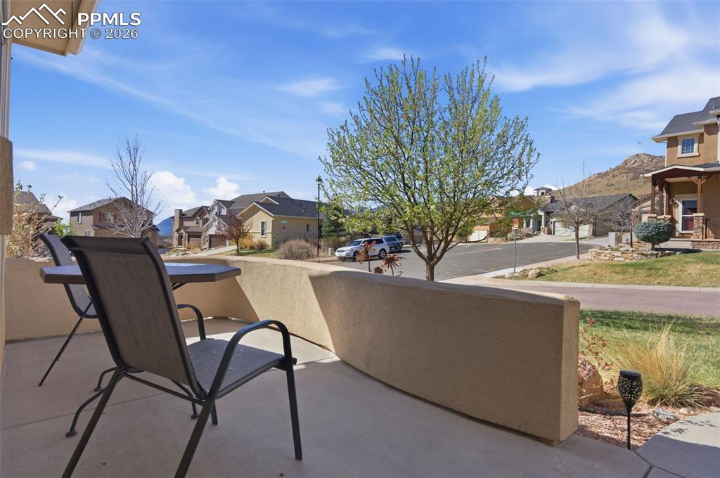 Image 41 of 50: Garage with a garage door opener