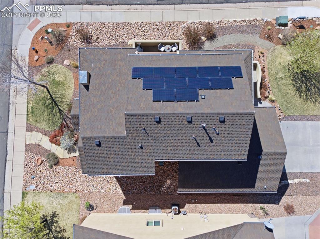 Image 47 of 50: Aerial view of residential area