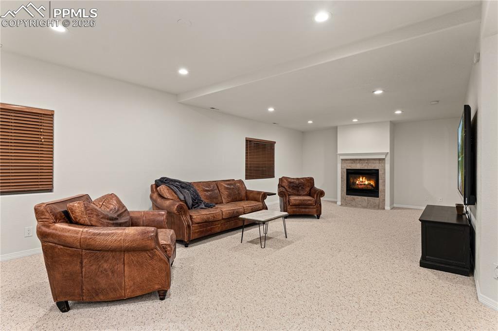 Image 26 of 38: Basement Living