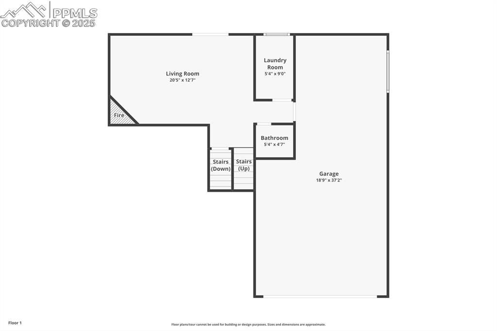 Image 46 of 46: View of floor plan / room layout