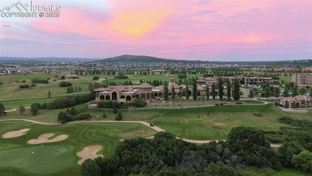 Image 42 of 50: Aerial view of Flying Horse clubhouse