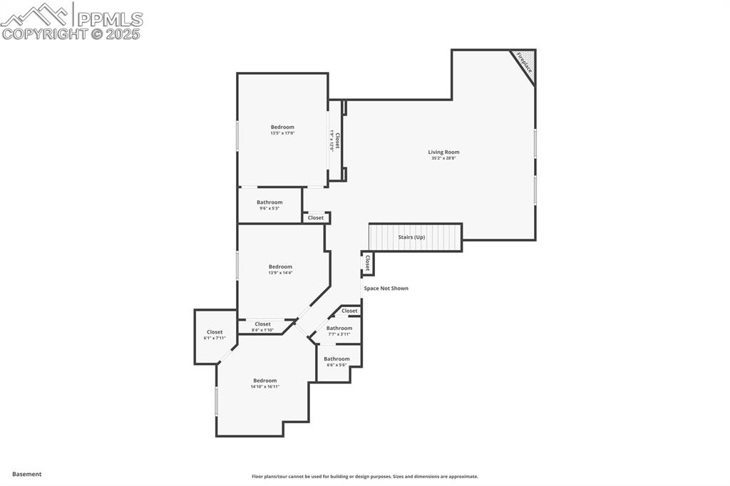 Image 48 of 50: Lower level floor plan