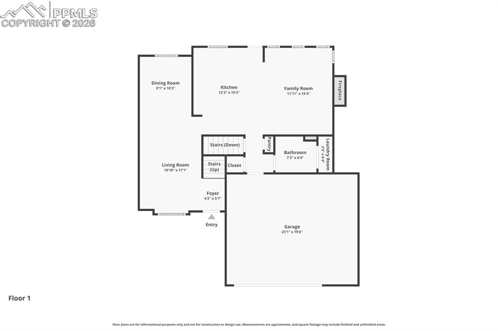 Image 45 of 46: View of main level floor plan
