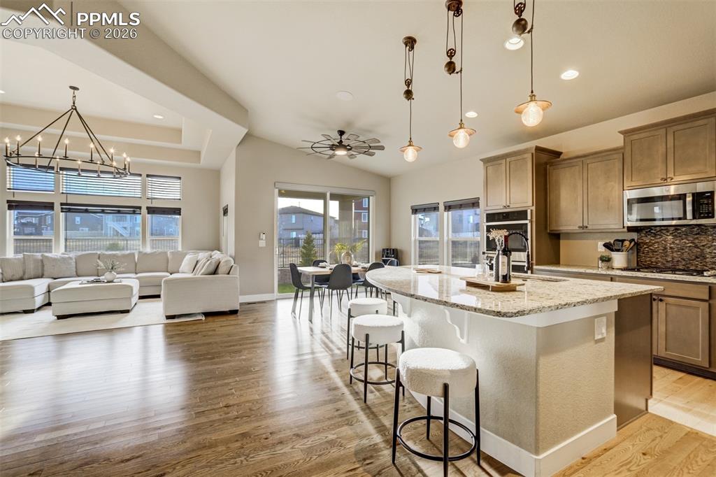 Image 5 of 49: Open-concept so you can cook, relax, and ask, “What was I just doing?” with