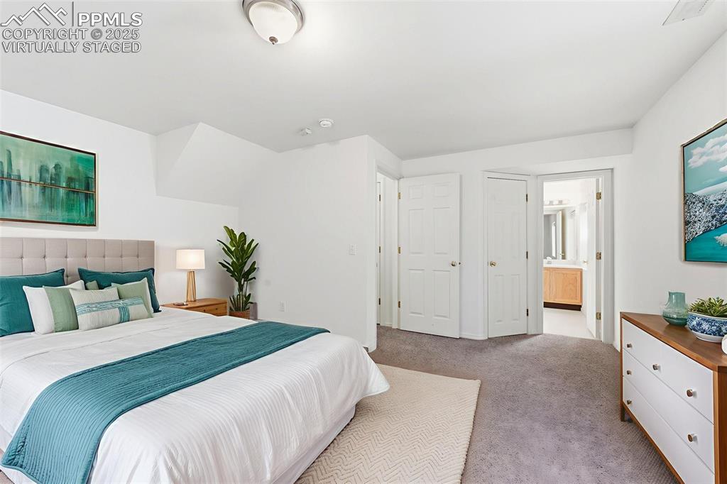 Image 28 of 45: Virtually staged - bedroom #4 as bedroom